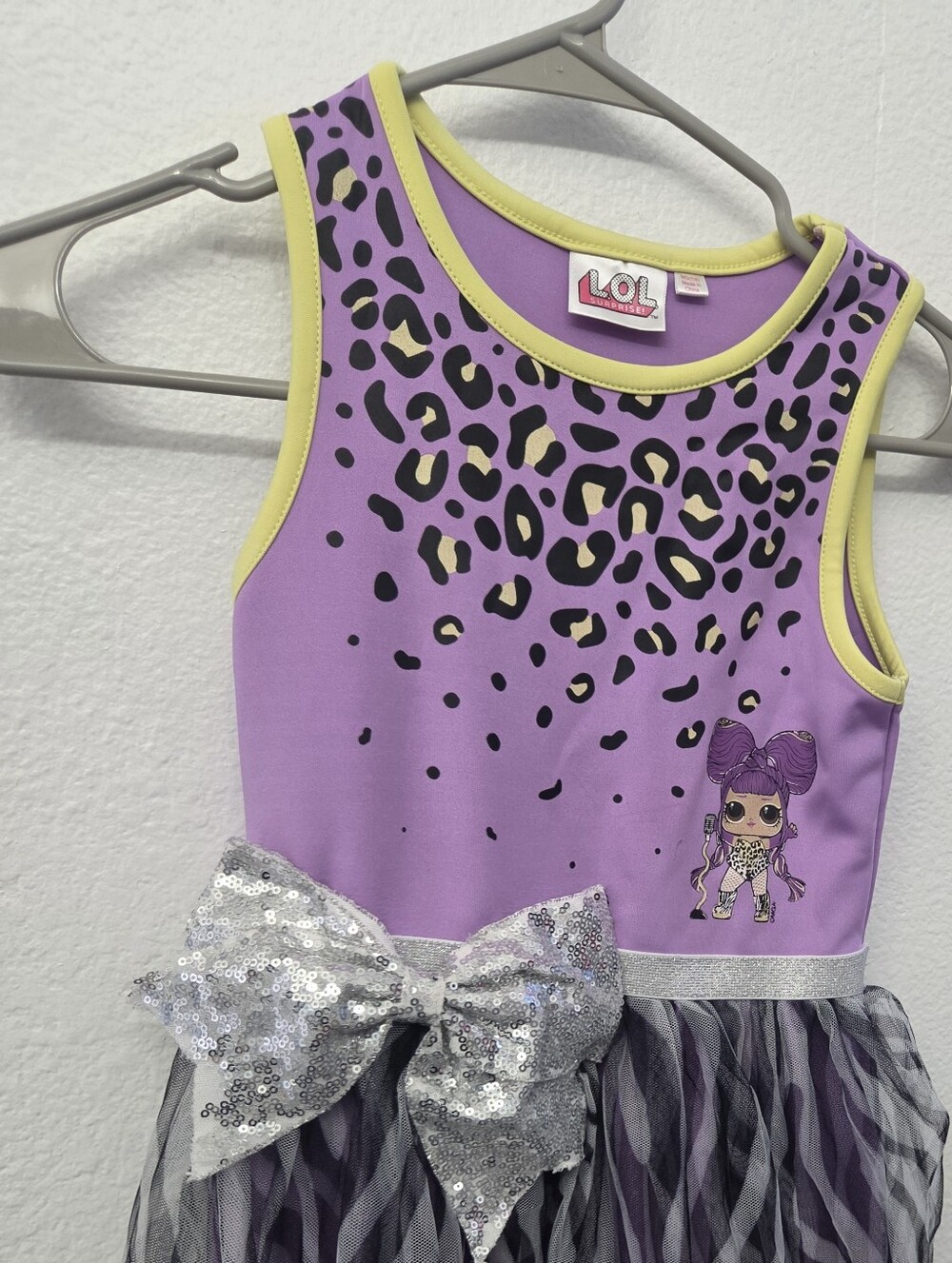 L.O.L. Surprise! Purple & Silver Girls Costume Dress